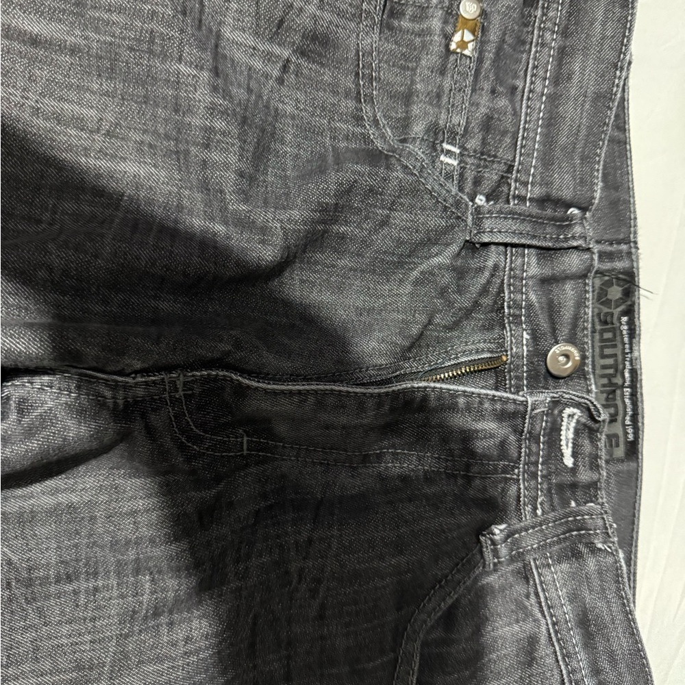 Vintage Baggy Y2K Southpole Jeans Mens 28x30 Skater Hip Hop Five Pocket Grunge - Picture 3 of 9